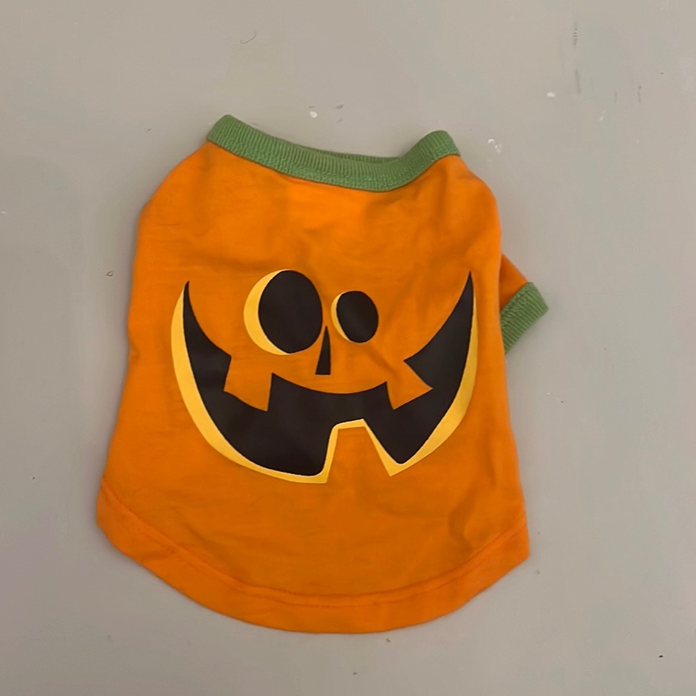 Halloween Pumpkin Dog Shirt